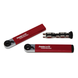 Prestacycle Pocketratchet w/8 Bit Sizes Inside Handle