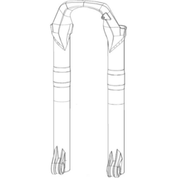 RockShox Lower Leg RVL 2927+B DFBLK