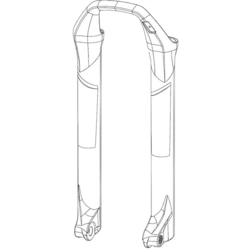RockShox Lower Leg SID 29 B DFBLK B1