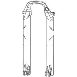 RockShox Lower Leg SID/RBA 2927+ DFBLK