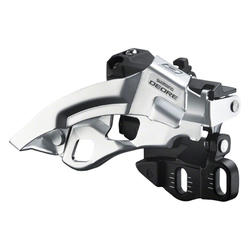 Shimano Deore 10-Speed Dual-Pull Double Front Derailleur (Top Swing, E-Type)