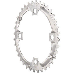 ORIGIN8 SINGLE SPEED 110//130mm 5-BOLT 38T BLACK ALLOY BICYCLE CHAINRING