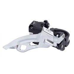 Shimano Deore 10-Speed Dual-Pull Triple Front Derailleur (Top Swing, Multi-Clamp)