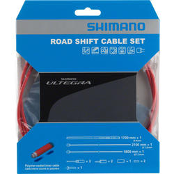 Shimano Ultegra SP41 Polymer-Coated Road Derailleur Cable Set