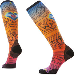 Smartwool Ski Zero Cushion Geo Peaks Print OTC Socks