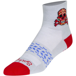 SockGuy Red Skull Socks