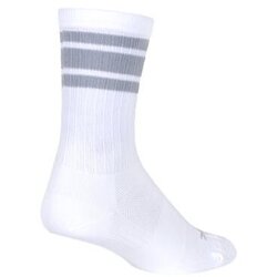 SockGuy SGX Throwback White Socks