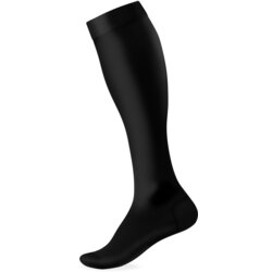 Sox Footwear Solid-Black Knee High Socks