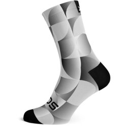Sox Footwear Solid-Silver Crew Socks