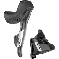 SRAM Apex AXS eTap Shift/Brake Lever and Hydraulic Disc Brake Caliper - Right/Rear, 12-Speed, Flat Mount, 20mm Offset