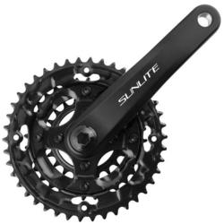 thumbnail interactive-video image 1 of SRAM Rival Chainrings 48/35T - 170mm Crankset With DUB Spindle Black 1 of 12