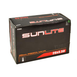 Sunlite Standard Presta Valve Tube 26 x 3.5