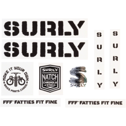 Surly Surly Overspray Decal Set Black