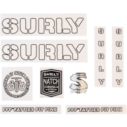 Surly Surly Overspray Decal Set White