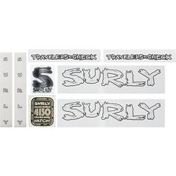 Surly Travelers Check Frame Decal Set