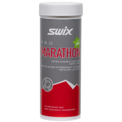 Swix Pro Marathon Extra Durable Glide Wax Powder, Black, Clean Snow