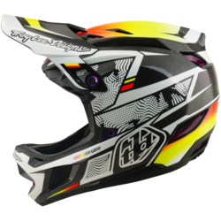 Troy Lee Designs D4 Carbon Helmet - Lined Up