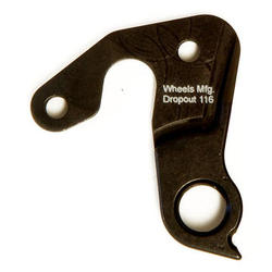 thumbnail image 2 of Wheels Manufacturing #27 Replaceable Derailleur Hanger – Black, DROPOUT-27, USA Made 2 of 5