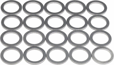 Wheels Manufacturing Wheels Manufacturing 1.2mm Aluminum Chainring Spacer Bag/20