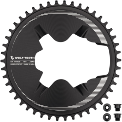 Wolf Tooth Aero Direct Mount Chainrings for Shimano Dura-Ace R9200 Cranks, Drop-Stop ST
