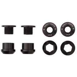 Wolf Tooth Components Set of 4 Chainring Bolts+Nuts For 1x