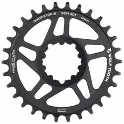Wolf Tooth Direct Mount Chainrings for SRAM 3-bolt Cranks, Drop-Stop B, 0mm Offset