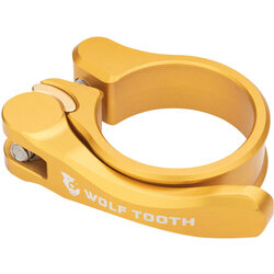 Wolf Tooth Quick Release Seatpost Clamp - 29.8mm, Gold