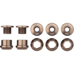 Wolf Tooth Set of 5 Chainring Bolts+Nuts for 1X