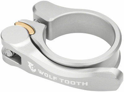 Wolf Tooth Wolf Tooth Components Quick Release Seatpost Clamp - 34.9mm, Silver