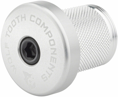 Wolf Tooth Wolf Tooth Compression Plug with Integrated Spacer Stem Cap, Silver