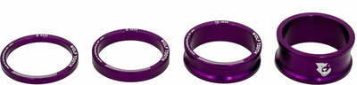 Wolf Tooth Wolf Tooth Headset Spacer Kit 3, 5, 10, 15mm, Purple