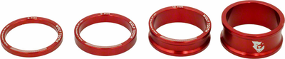 Wolf Tooth Wolf Tooth Headset Spacer Kit 3, 5,10, 15mm, Red