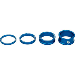Wolf Tooth Wolf Tooth Headset Spacer Kit 3, 5, 10, 15mm, Blue