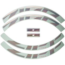 Zipp 303 Silver Foil Decal Kit