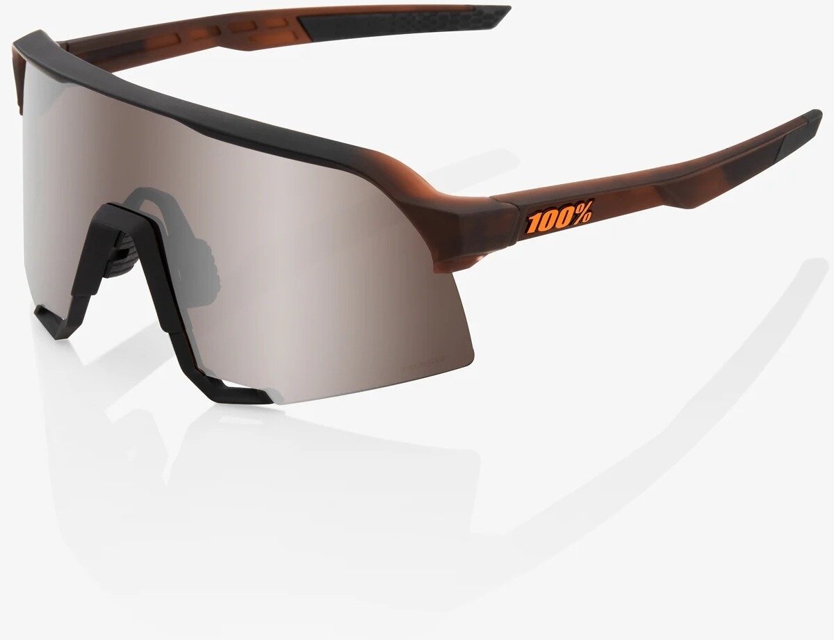 100% Percent Cycling S3 Performance Sunglasses Black Frame Gold Lens 