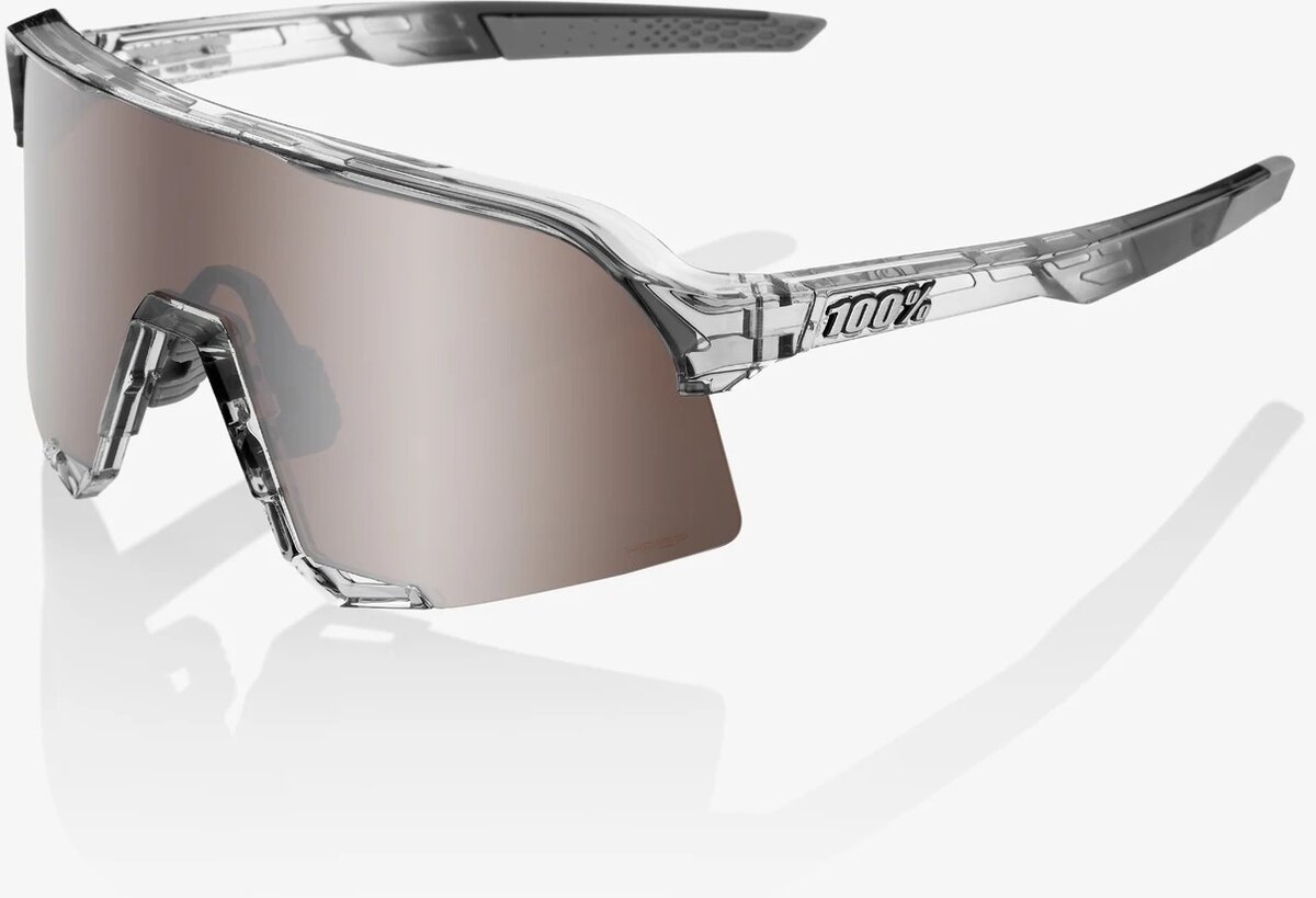 100% Prozent S3 Radsport Sonnenbrille Mattweiß HiPER Blue Multilayer Spiegel