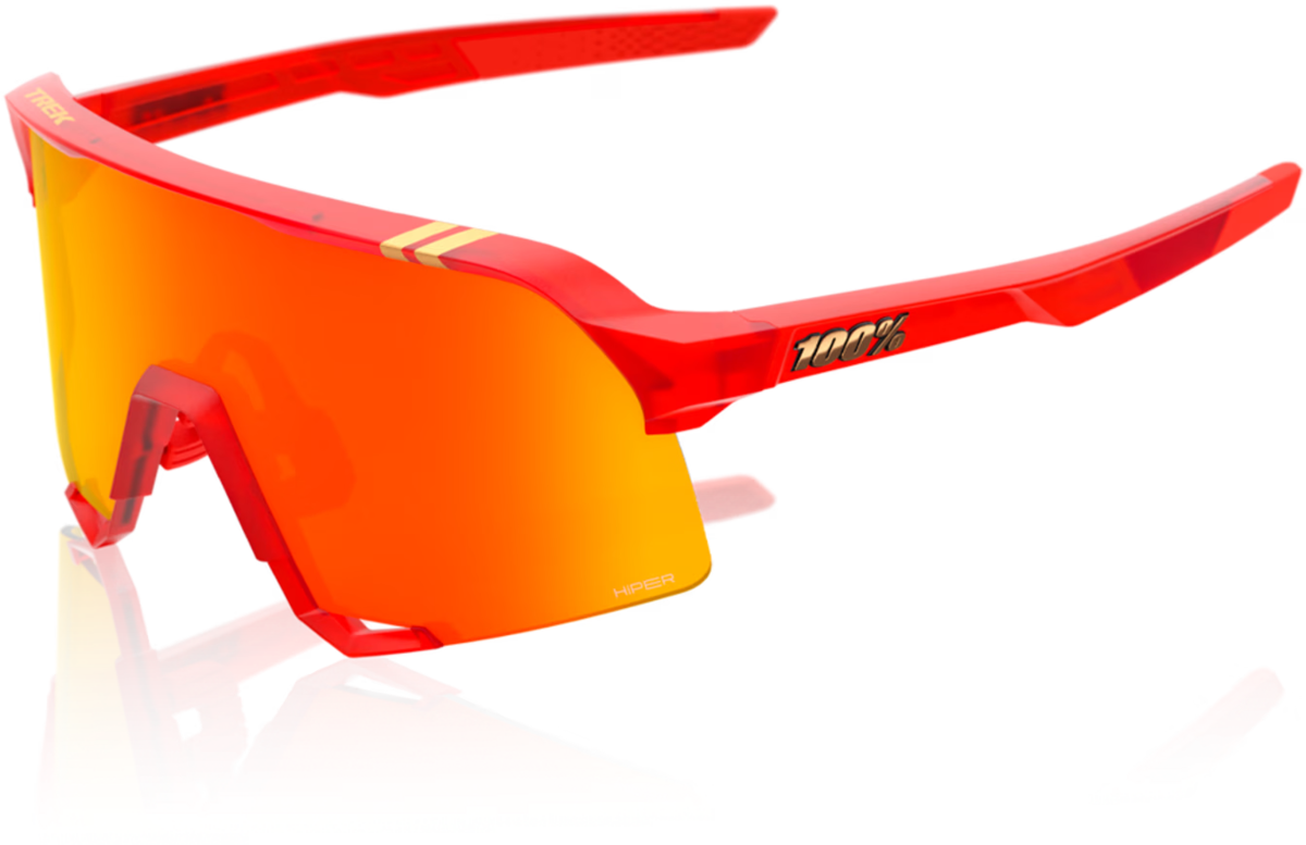 100% Trek Team Edition S3 HiPER Lens Sunglasses - Free-Flite 