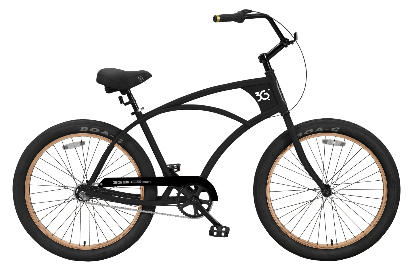 レア 3G BIKES Daytona 3G Bikes Super Lightweight Men's Beach Cruiser 3 Speed