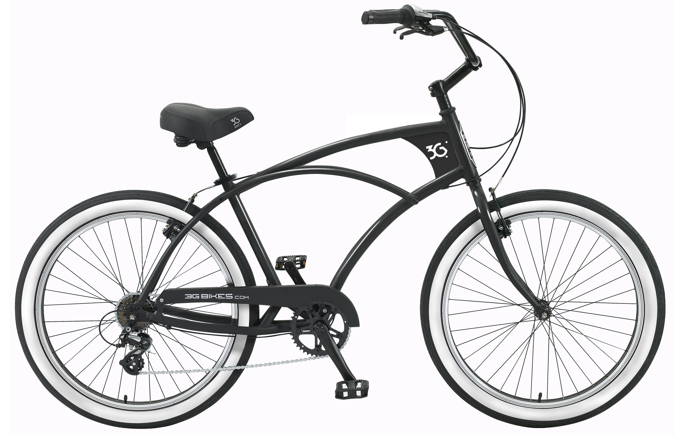 レア 3G BIKES Daytona 3G Bikes Super Lightweight Men's Beach Cruiser 3 Speed