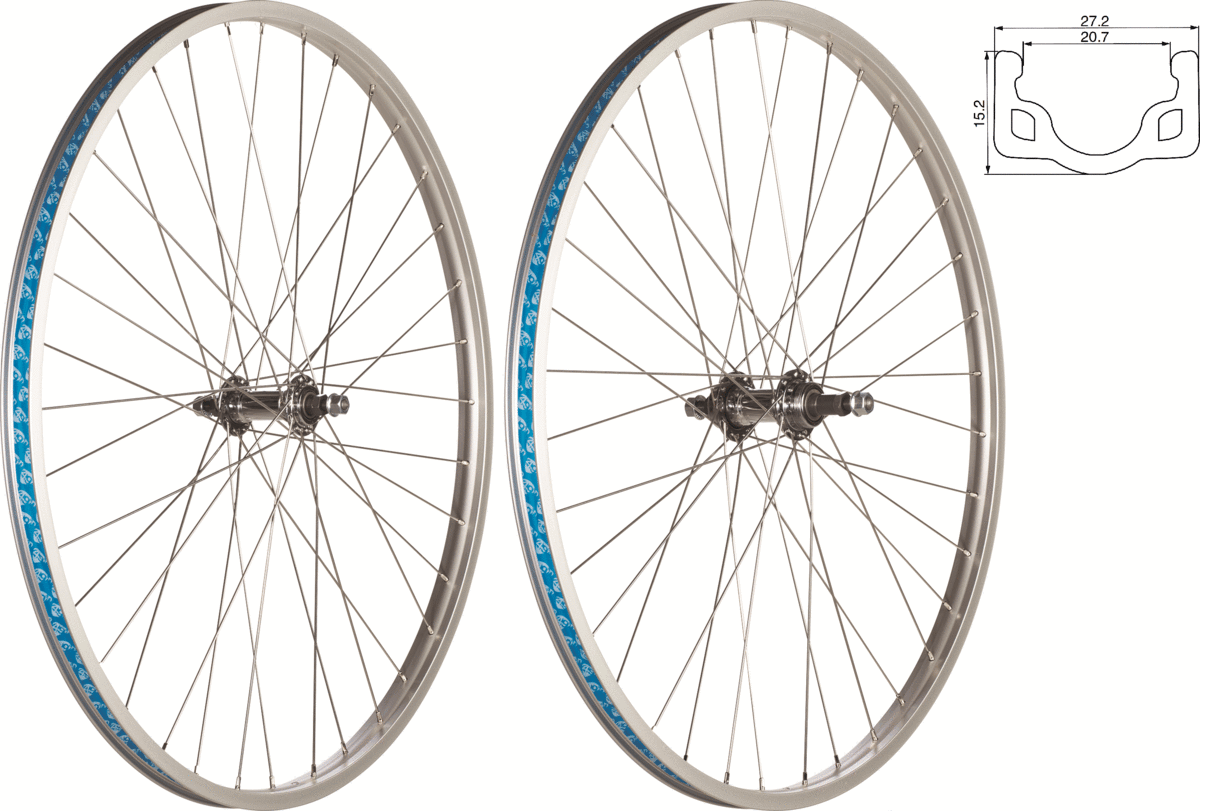 Rear wheel rim 1 speed bike City Bike 26x1.3/8 Aluminum