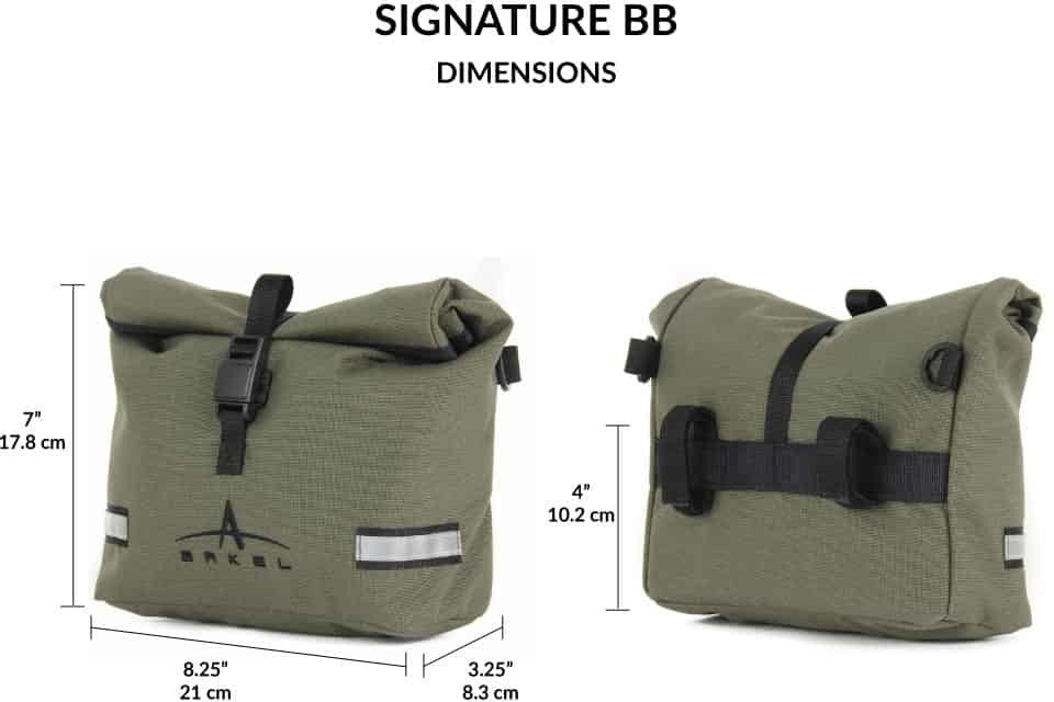 Arkel Signature BB Waterproof Handlebar Bag Machinery Row Bicycles