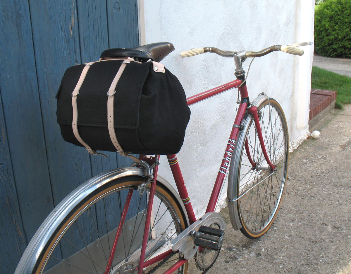 Waterproof Canvas Bicycle Bag