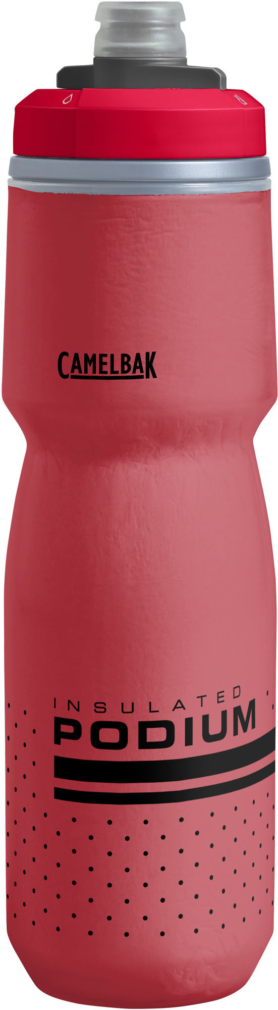 Camelbak Podium Chill 24 oz Water Bottle Fiery Red/White 