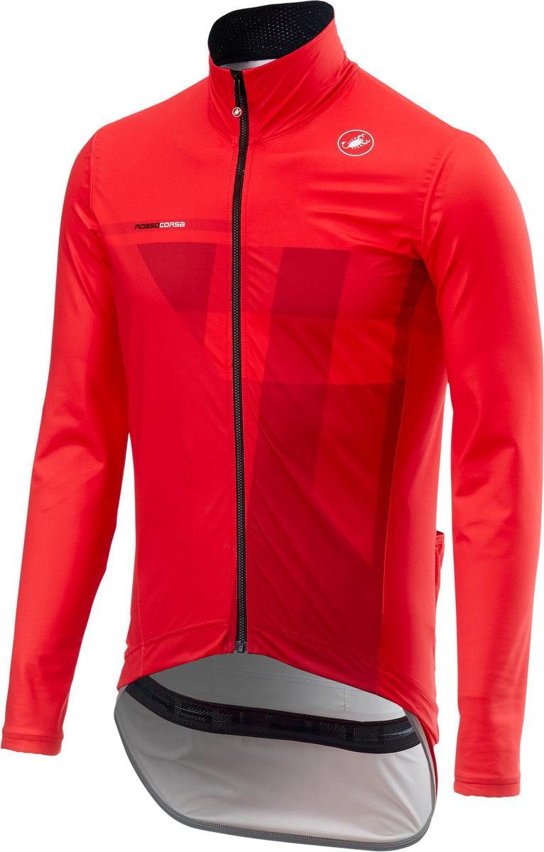 castelli corsa rosso jacket