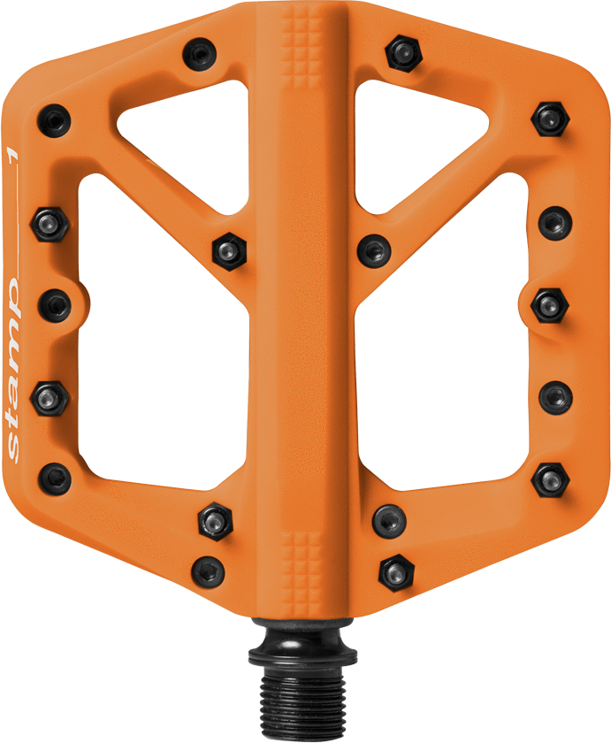 Small Crankbrothers Unisexs Stamp-1 Pedals Orange 