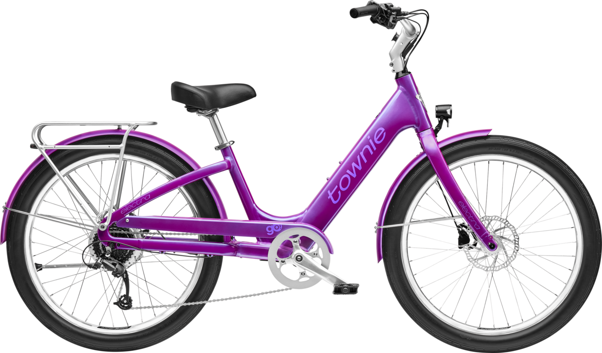Purple Electra County Bike Electra TOWNIE GO! Step Thru 26-Inch