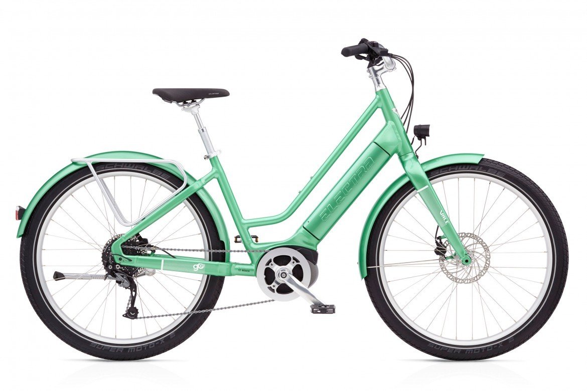 2020 Electra Vale Go electric city bike in green
