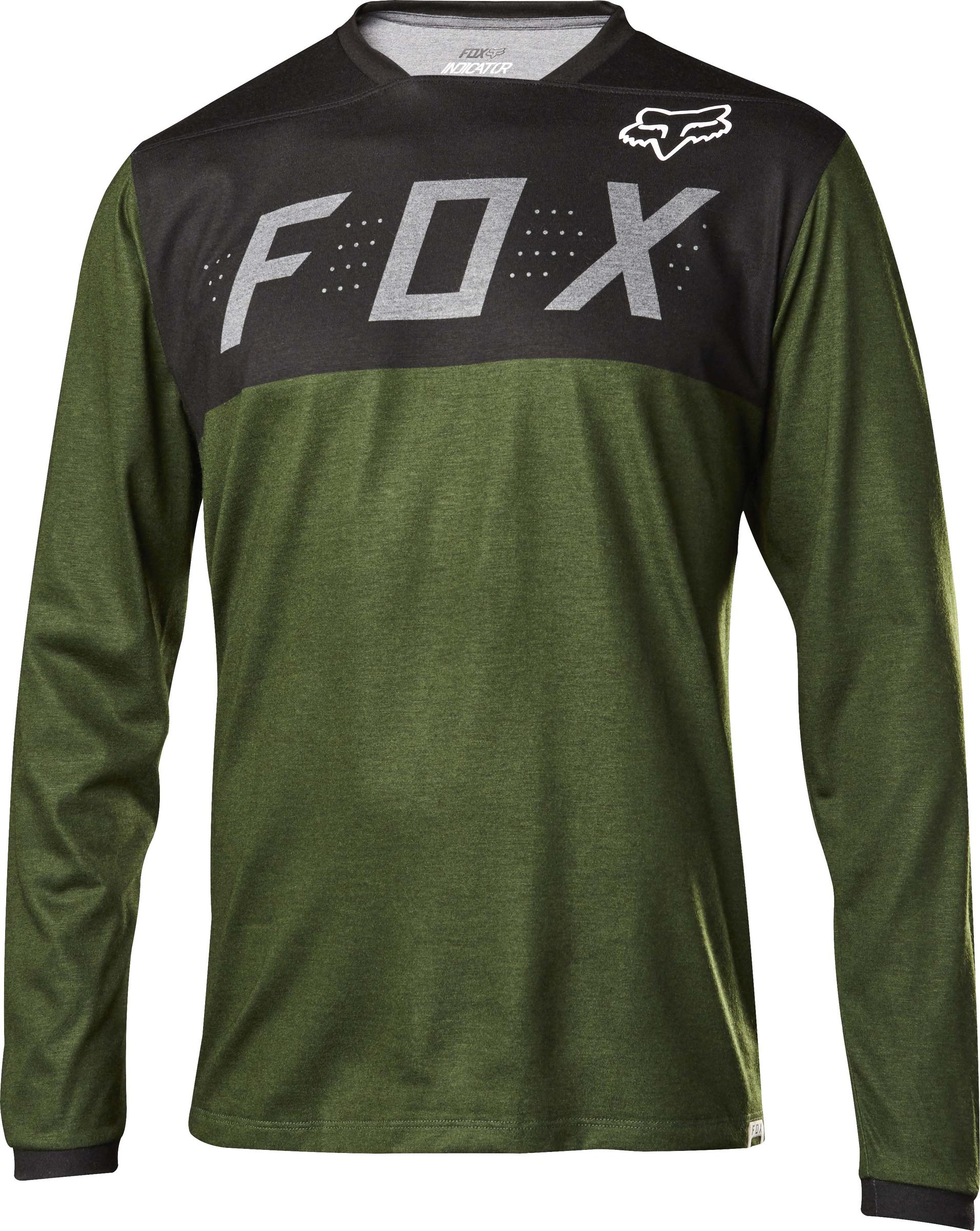 fox long sleeve mountain bike jersey