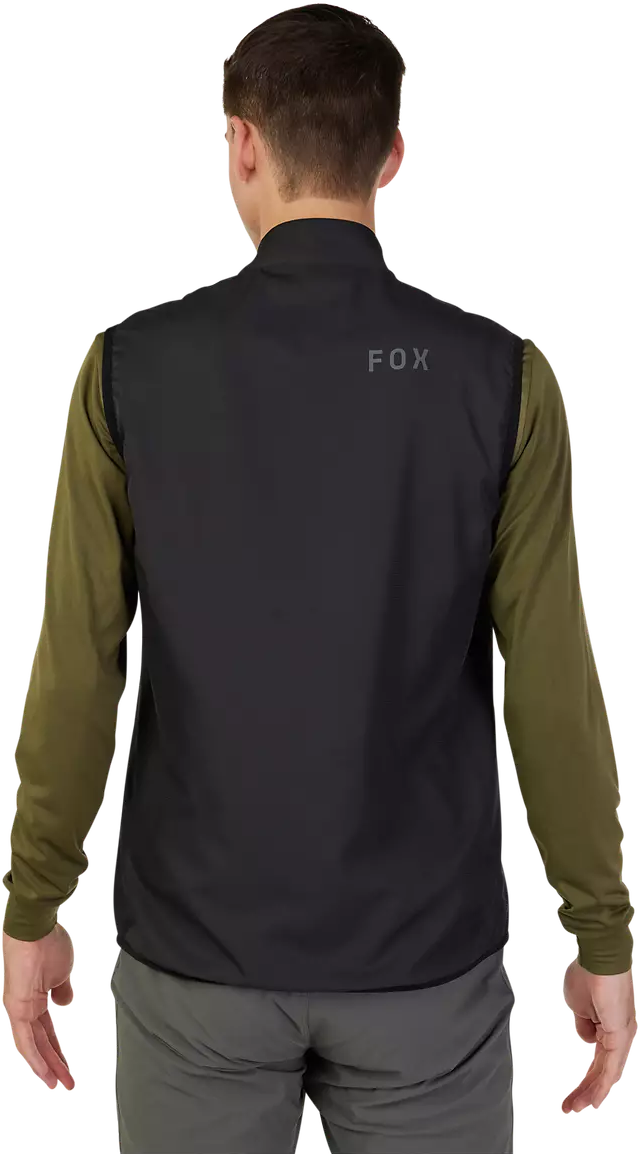 Fox Racing Ranger off Road Wind Vest Camicia, Nero, S Uomo