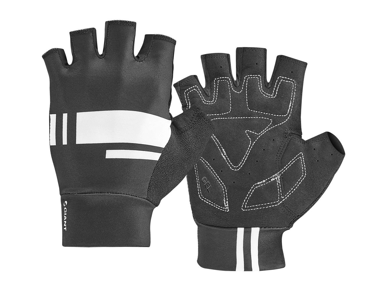 Details about   Giant Podium Gel Sf half Finger Bicycle Gloves Black/Grey 